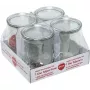 WECK tarro de cristal de borde redondo Tulip 1,0L juego de 4
