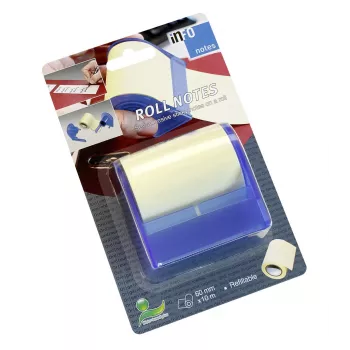 inFO Rollo de notas autoadhesivas Standard 5624-01 amarillo 1 rollo recambio