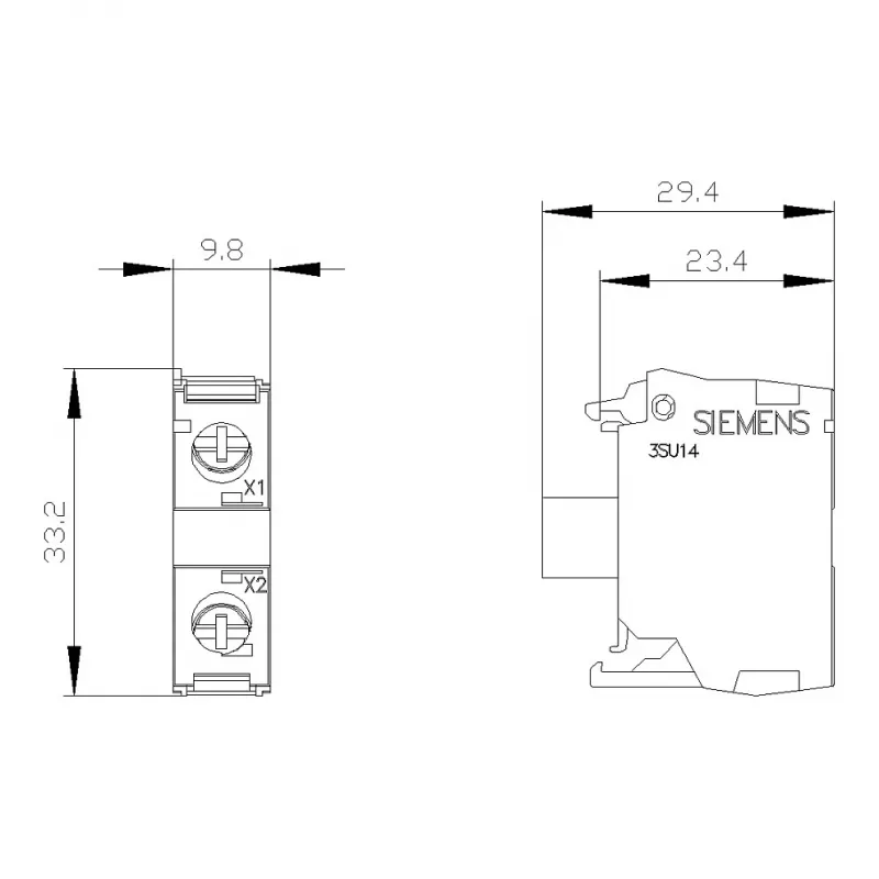 Siemens SIRIUS ACT Módulo LED con LED integrado AC/DC 24V blanco