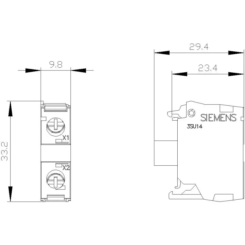 Siemens SIRIUS ACT Módulo LED con LED integrado AC 230V rojo
