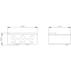 Siemens SIRIUS 3RT2 tapa de bornes para bornes de marco 3 polos 3RT29364EA2