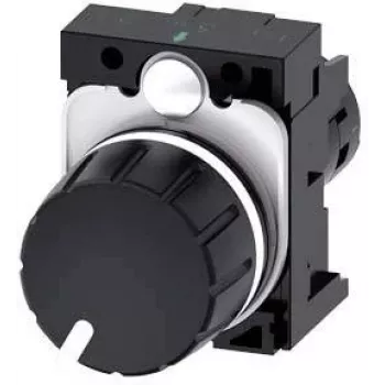 Siemens 3SU1200-2PS10-1AA0 SIRIUS ACT potenciómetro 10 kOhm, 22 mm, negro, borne de tornillo
