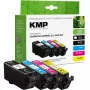 KMP set de cartuchos de tinta compatibles pack de 4 negro cian magenta amarillo para Canon PGI-525/CLI-526