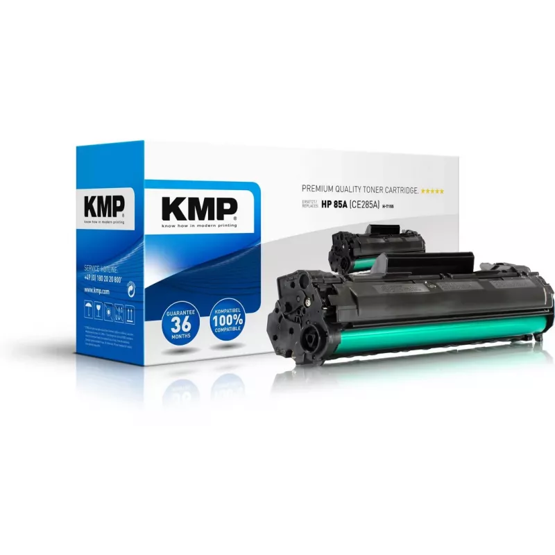 KMP H-T155 cartucho de tóner - alto rendimiento XXL - negro - compatible con HP CE285A - para HP LaserJet Pro M1132 MFP, M1212nf MFP, M1217nfw MFP, P1102, P1102s, P1102W, P1109, P1109W