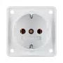 Toma de corriente SCHUKO Berker 941852502 blanco polar mate