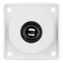 Toma de corriente Berker 945172509 Integro 12V blanco polar brillante