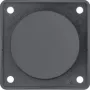 Placa embellecedora Berker antracita con placa de soporte 945162505