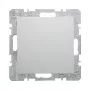 Berker 6710098989 tapa ciega con placa central, blanco polar brillante