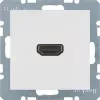 Berker 3315438989 inserto HDMI, blanco