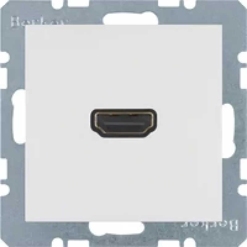 Berker 3315438989 inserto HDMI, blanco