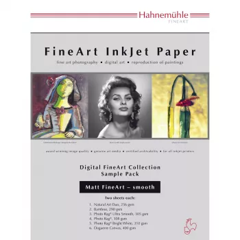 Hahnemühle Digital FineArt A4 test pack papeles mate, smooth