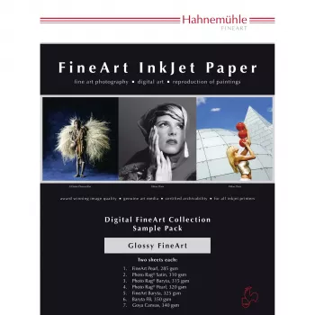 Hahnemühle Digital FineArt A4 test pack papeles glossy