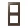 JUNG AC 582 MO Marco 2 elementos marrón duroplast 84x155 mm