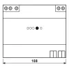 JUNG KNX fuente de alimentación 1280mA 21280 REG carril DIN