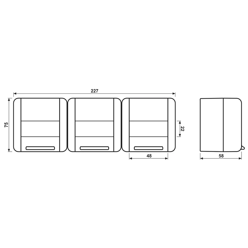 JUNG Toma SCHUKO 3 elementos 16A 250V 8230 NAW blanco alpino