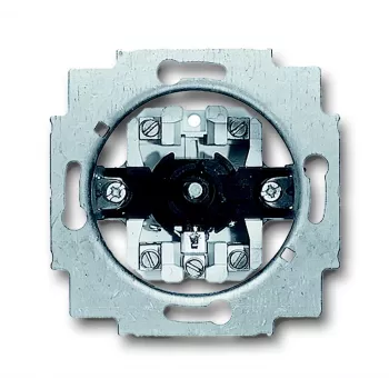 Busch-Jaeger 2723 U interruptor universal de serie, 2 polos, 10 AX, 250 V AC, empotrable, metalizado, 6415/24
