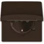 Busch-Jaeger 2064-0-0291 Toma Schuko CEE 7/3 2P+E IP44 marrón 250V 16A superficie