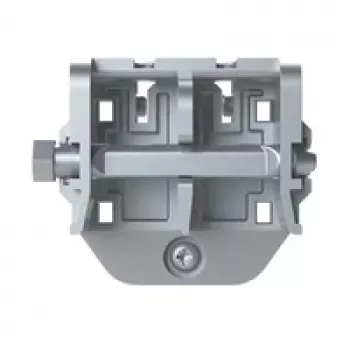 Striebel & John ABB TZ604 Carril de montaje - aluminio - gris - 65x45 mm - 2000 mm