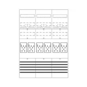 Striebel & John campo de contadores 7RE 6ZBF37B6 preconfeccionado con BKE-I 2CPX054079R9999