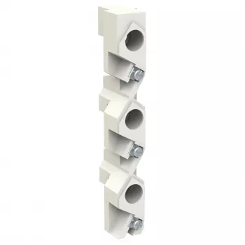 ABB ZE60 Bloque portafusibles de carril 2CPX061045R9999 Portafusibles 1 polo 32A 690V AC 10x38mm Gris