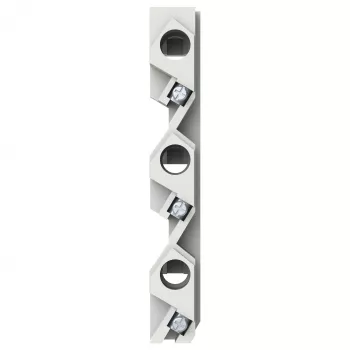 ABB ZE60 Bloque portafusibles de carril 2CPX061045R9999 Portafusibles 1 polo 32A 690V AC 10x38mm Gris