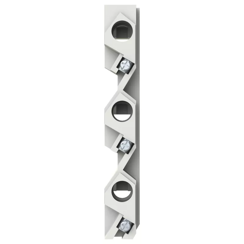 ABB ZE60 Bloque portafusibles de carril 2CPX061045R9999 Portafusibles 1 polo 32A 690V AC 10x38mm Gris