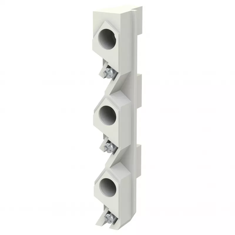 ABB ZE60 Bloque portafusibles de carril 2CPX061045R9999 Portafusibles 1 polo 32A 690V AC 10x38mm Gris