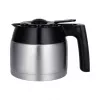 Steba KM F3 Cafetera de filtro térmica, 1,25 l, 1000 W, acero inoxidable/negro
