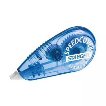 Stanger Speedcover Corrector de cinta - azul transparente - 12 m - 5 mm - 12 uds.