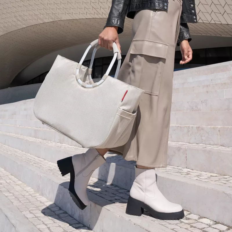 Reisenthel Loopshopper L Herringbone Sand Bolsa shopper