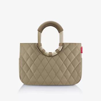 Reisenthel loopshopper M Frame Rhombus Cesta de la compra olive (OS5047)