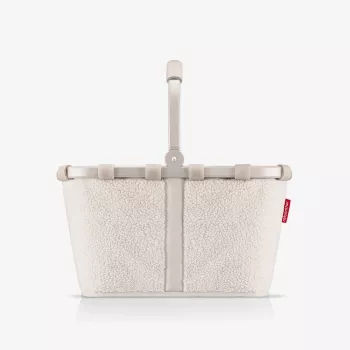 Reisenthel Carrybag Teddy Sand (BK1042) - cesta de la compra, 22L, poliéster reciclado