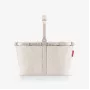 Reisenthel Carrybag Teddy Sand (BK1042) - cesta de la compra, 22L, poliéster reciclado
