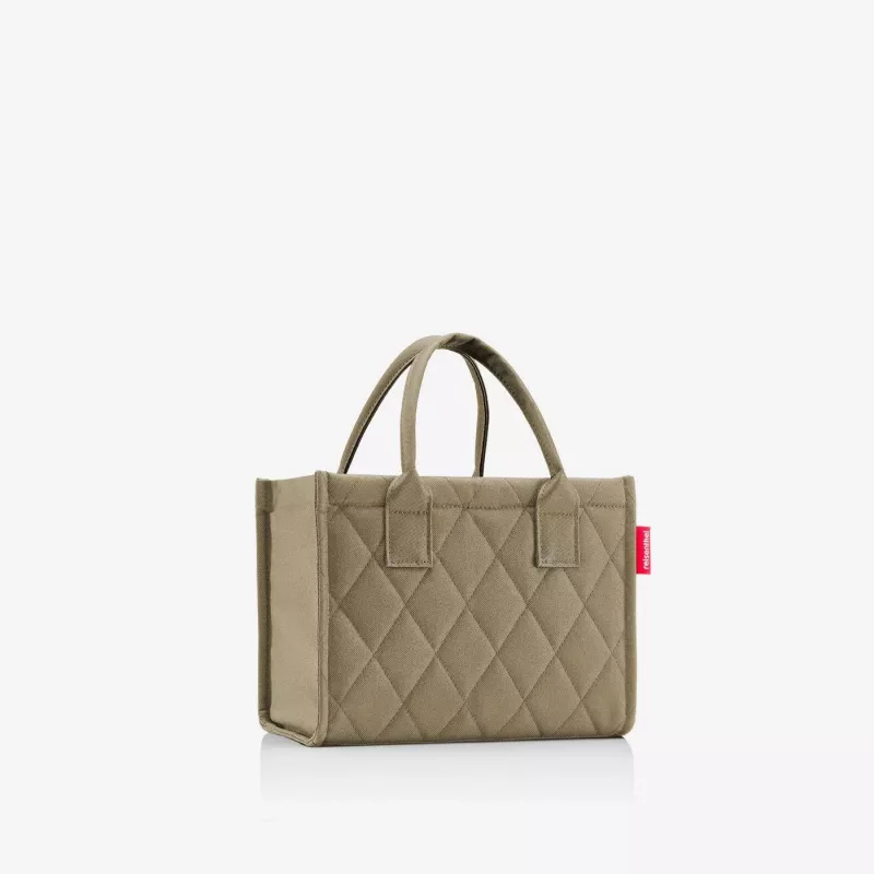 Reisenthel dailyshopper XS rhombus olive mini bolso tote