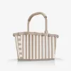 Reisenthel Carrybag Summerstripes Coffee cesta de la compra 22L