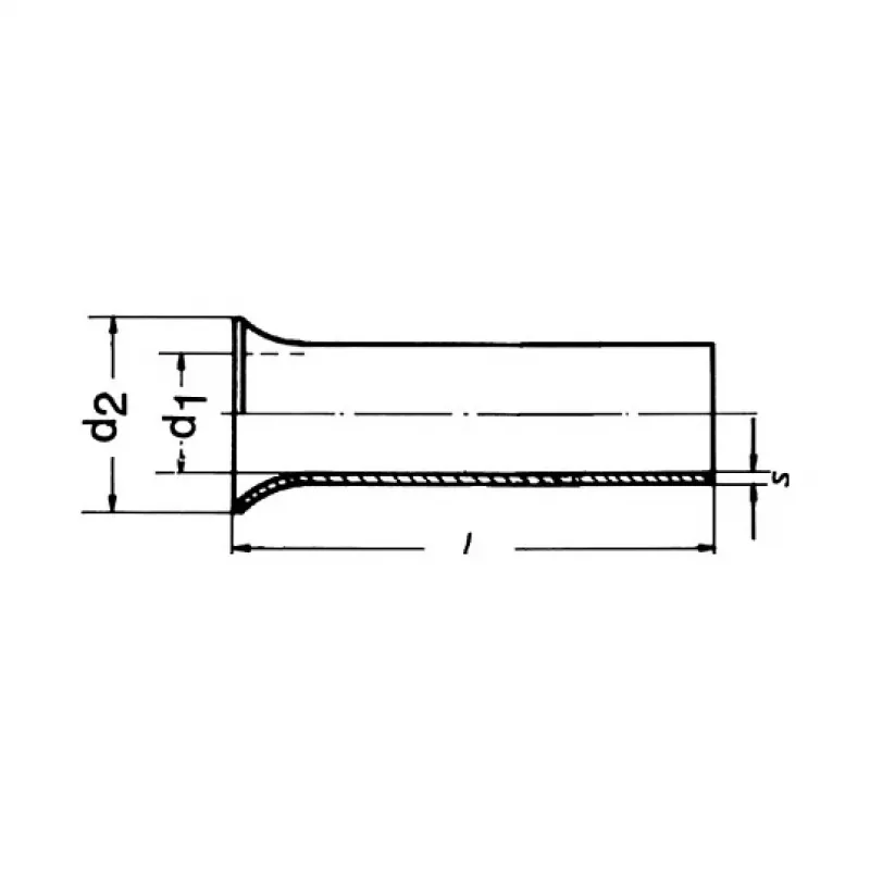 Klauke 7212V Herramienta de crimpado manual de trinquete para cobre y acero inoxidable, 0,5-6 mm², 230 mm
