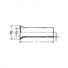 Klauke Terminal de puntera 2,5 mm² 10 mm cobre estañado terminal de puntera tubular DIN 46228