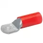 Klauke 605R12 Terminal tubular aislado, 35 mm², M12, rojo, cobre estañado, recto, poliamida