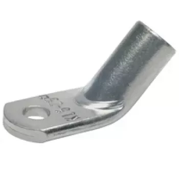Klauke 49R1245 Terminal tubular, 120 mm², cobre estañado, acodado 45°, orificio para perno M12