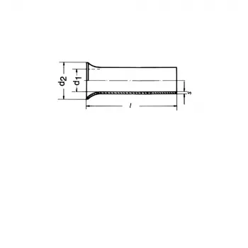 Klauke 7918V Terminal tubular, 35 mm², 18 mm, cobre estañado