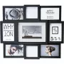 NIELSEN DESIGN Why Not Collage Black Resin Gallery marco de fotos 8999334