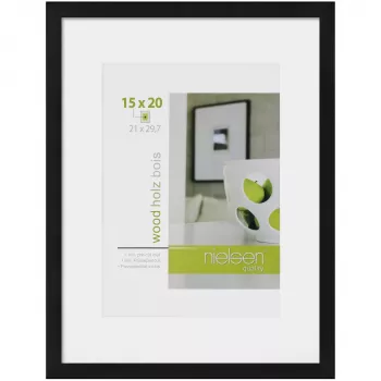 NIELSEN DESIGN Apollon Black Wood marco de fotos A4 21x29,7 cm 8988046