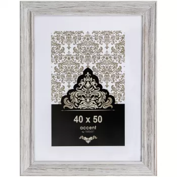 NIELSEN DESIGN Accent Vintage Marco de fotos 40x50 cm madera blanco 3241001
