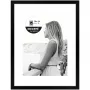 Nielsen Design Aura Black 18x24 Wood marco de fotos con paspartú 1134000