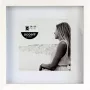 NIELSEN DESIGN Nielsen Aura White 20x20 Wood marco de fotos con paspartú 1115001