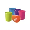 HAN GRIP 18L Papelera redonda, polipropileno, lila, 312mm x 312mm