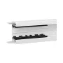 Hager BRN6513019016 perfil de canal de parapeto 65x130mm blanco tráfico RAL 9016