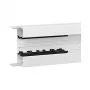 Hager BRN6517019016 parte inferior perfil de canaleta de antepecho montaje de dispositivos BRN 65x170mm - 2 m blanco