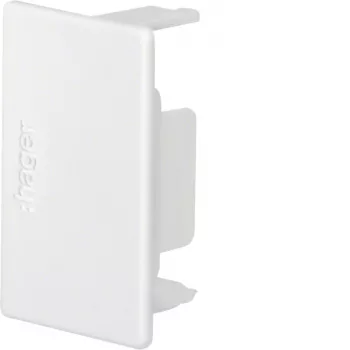 HAGER LF3004569016 tapa final blanco tráfico 30x45mm