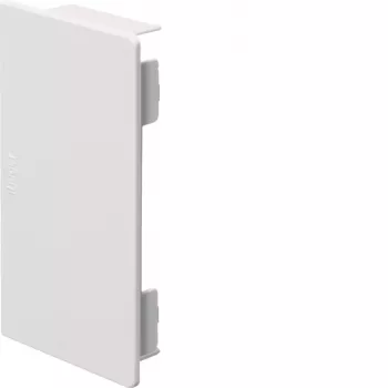 HAGER tapa final LF6011069016 60x110mm blanco tráfico (RAL 9016) para canaleta Tehalit LF